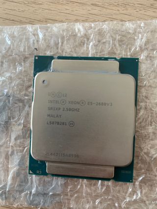 2x CPU Intel Xeon E5 2680v3 - Total 24 cores