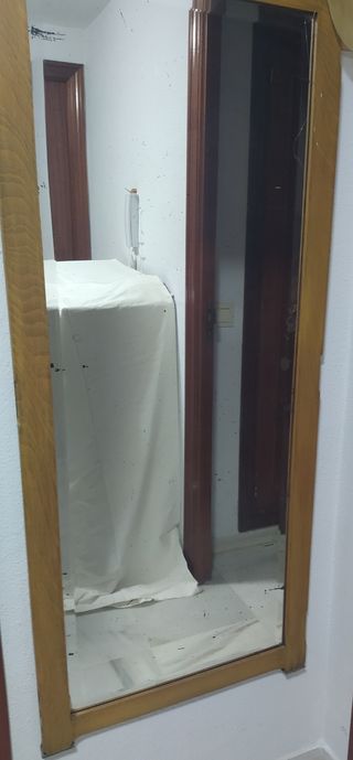 espejo antiguo de madera