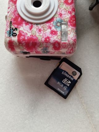 Cámara foto acuatica niño