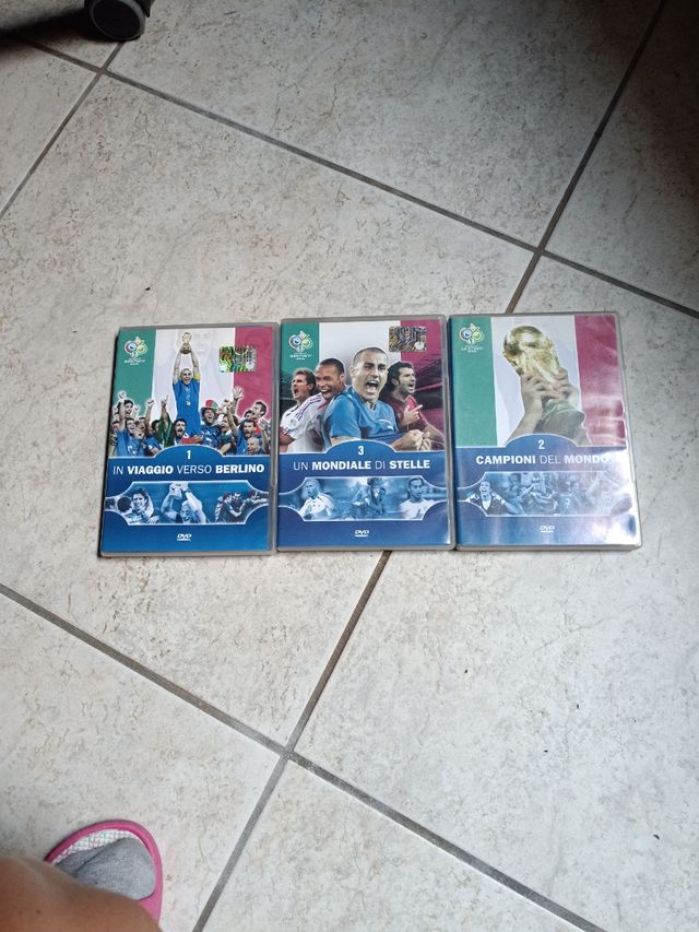 3 DVD originali dei mondiali 2006