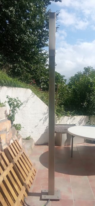 farola inoxidable para jardin