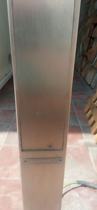 farola inoxidable para jardin