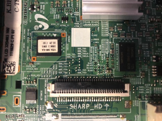 Placa Main de una tv Samsung LE32D403E2W