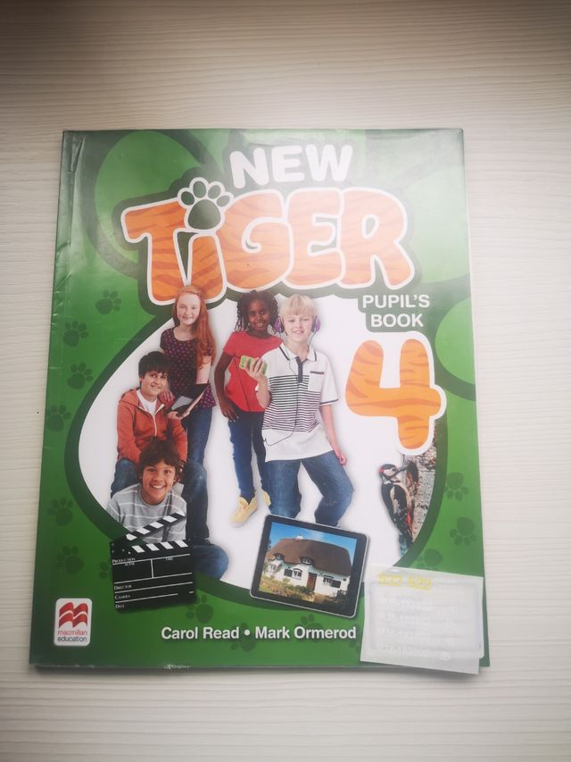 libro inglés 4° de primaria New tiger