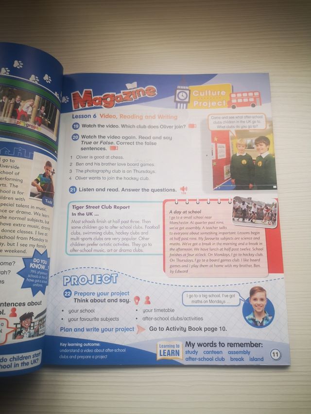 libro inglés 4° de primaria New tiger