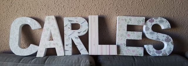 Letras y  numeros porexpan 