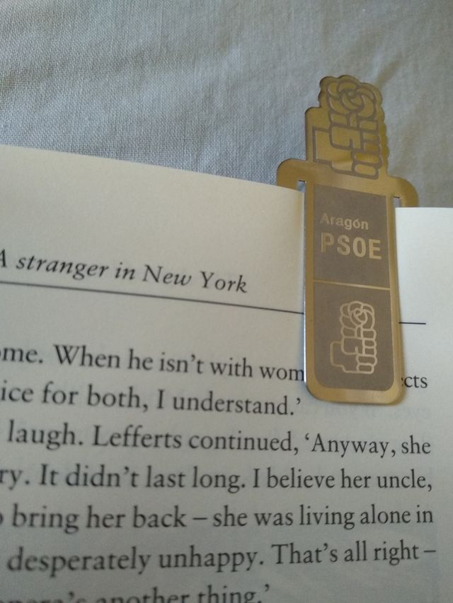 Marcapáginas PSOE Aragón