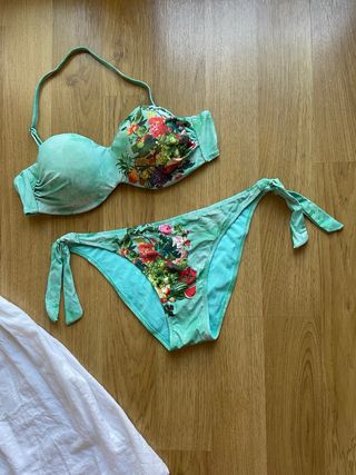 Bikini estampado sujetador aros push up T.38 T.40