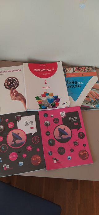 Libros de texto 2 Bachillerato de Ciencias 