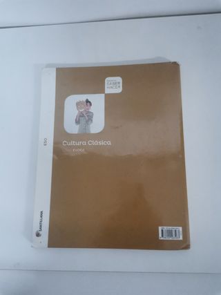 Libro de Cultura Clásica de 2° ESO