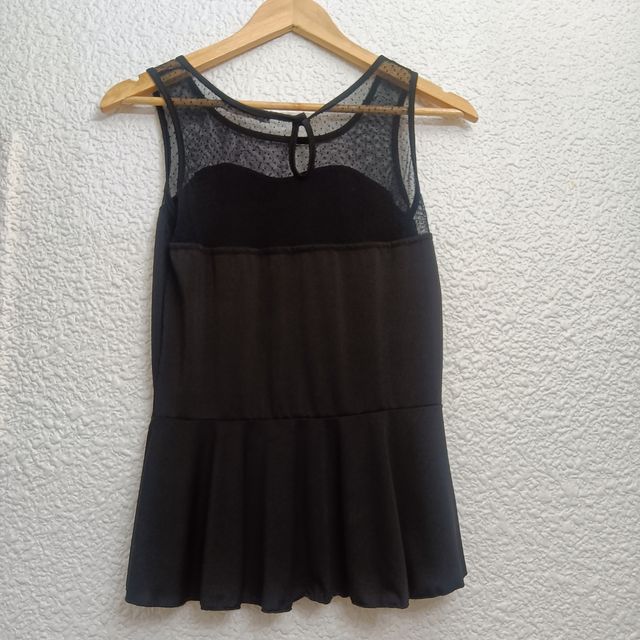 Camiseta de gasa escote de corazon