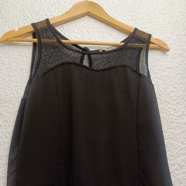 Camiseta de gasa escote de corazon