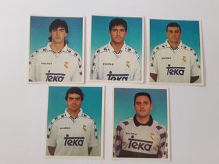 LOTE 58 CROMOS REAL MADRID FÚTBOL Y BASKET. 94-95