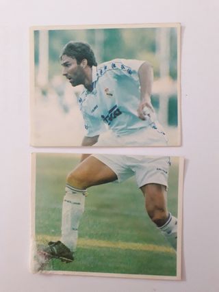 LOTE 58 CROMOS REAL MADRID FÚTBOL Y BASKET. 94-95