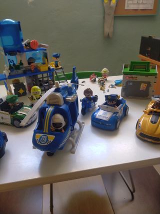 Playmobil chiringuito y parque acuático.