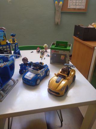 Playmobil chiringuito y parque acuático.