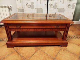 salón de madera maciza