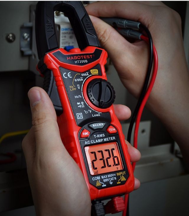 Pinza amperimétrica - Voltímetro - Multímetro