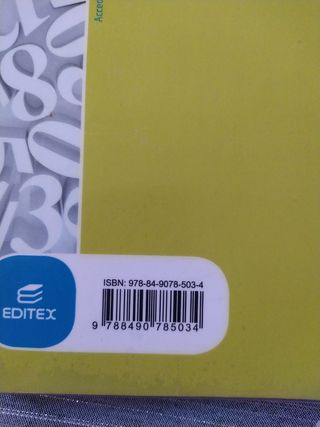 libro matemáticas 1 bachiller