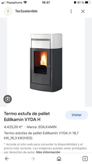 Stufa a pellet Edikamir