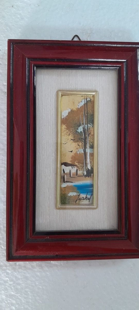 quadro su foglia oro