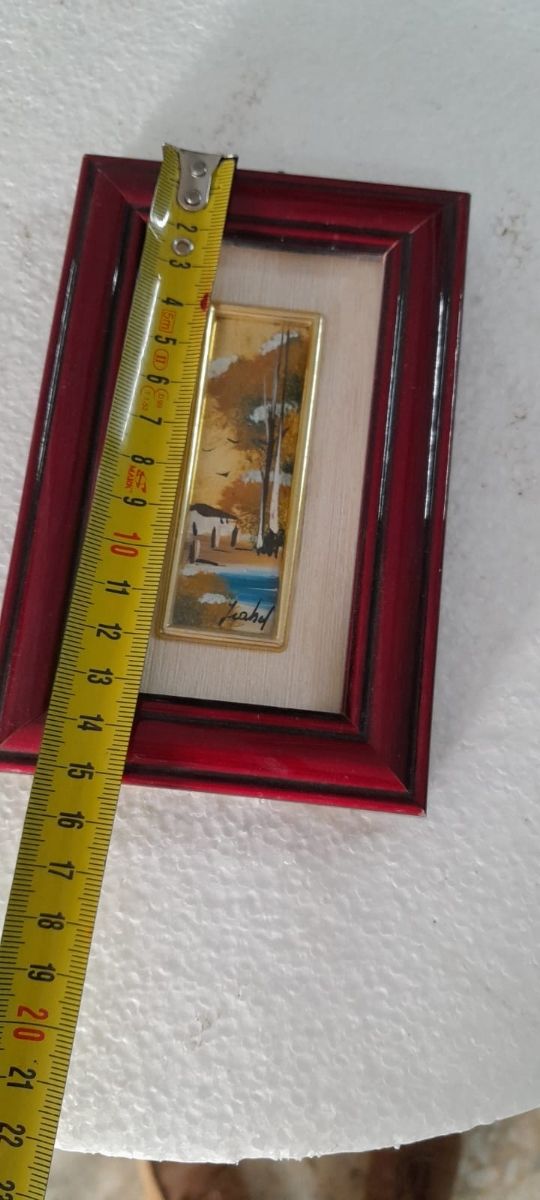 quadro su foglia oro