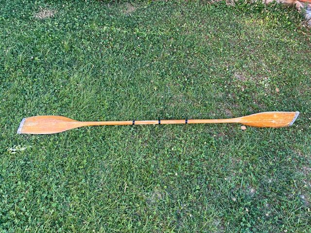 Remo vintage madera kayak piragua piraguismo