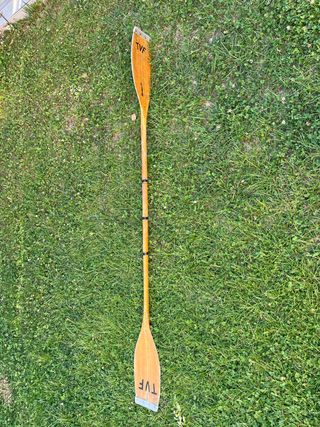 Remo vintage madera kayak piragua piraguismo 