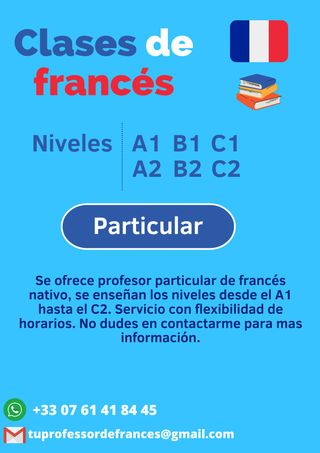 Clases particulares de francés