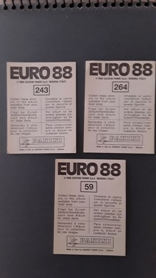CROMOS EURO 88. PANINI