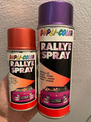 2 Duplicolor rallye spray