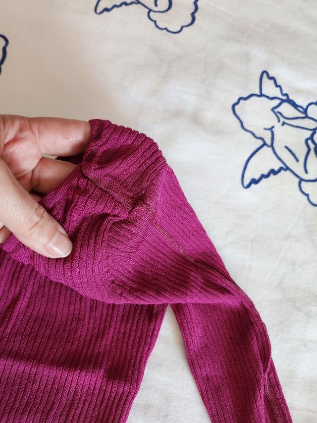 Top doble uno negro y otro fucsia Desigual