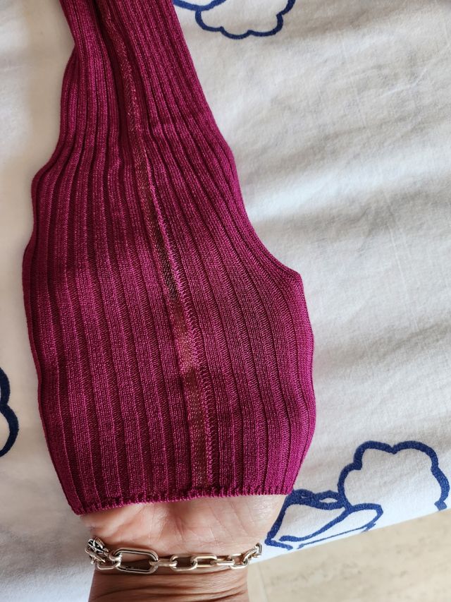 Top doble uno negro y otro fucsia Desigual