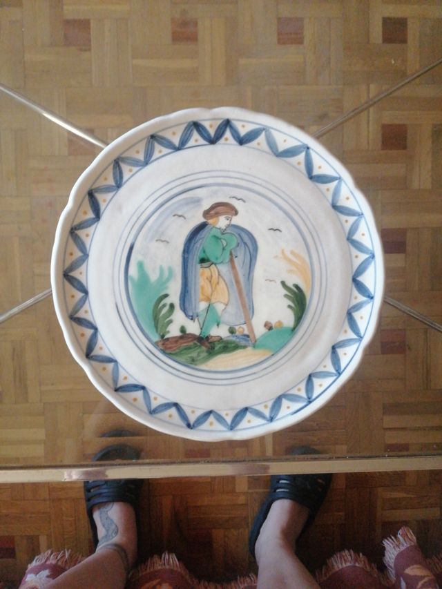 plato decorativo hermandad de belén