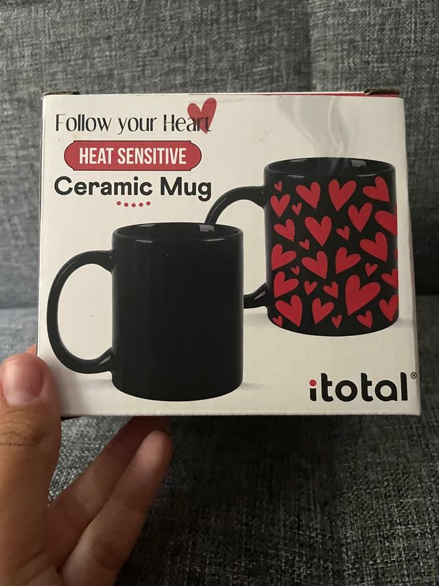 taza de ceramica con sensor