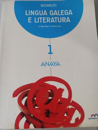 libro de lingua galega e literatura, bachiller, 1