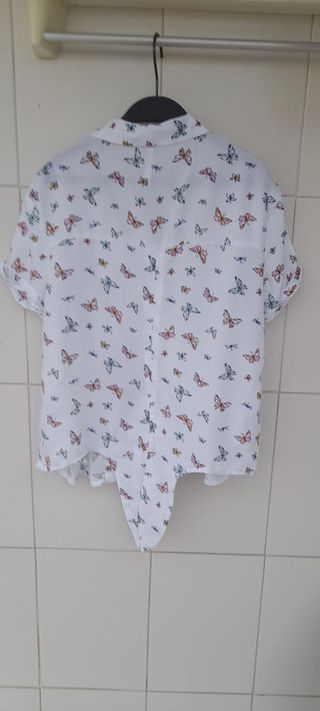 Top/Camisa estampada manga corta