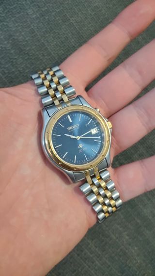 Reloj Seiko Kinetic SQ100 5M22 100m Hombre