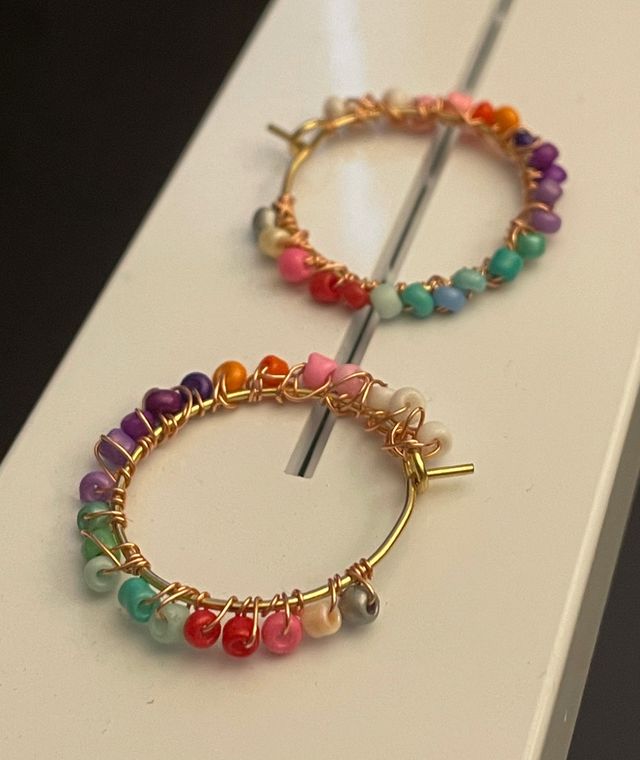 Pendientes de Aro de colores