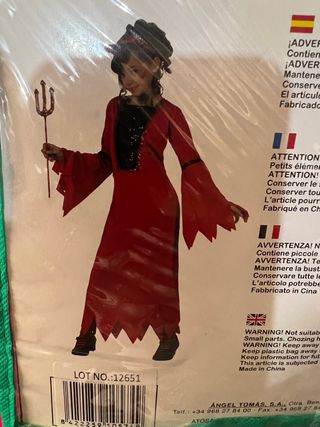 Disfraz niña 5- 6 años