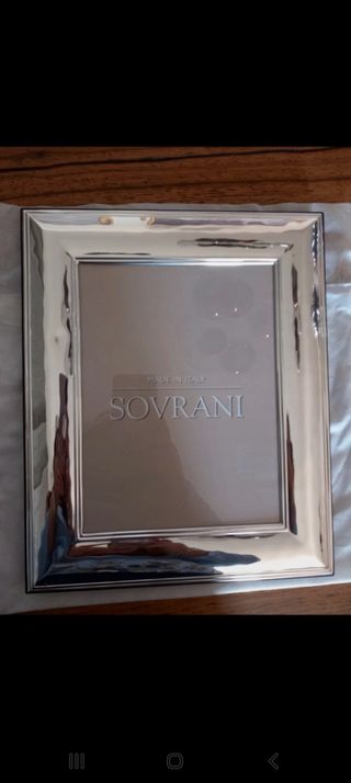 portafoto in argento