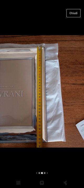 portafoto in argento