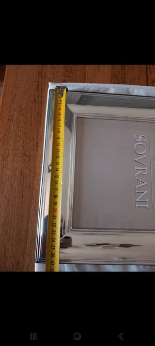 portafoto in argento