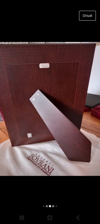 portafoto in argento