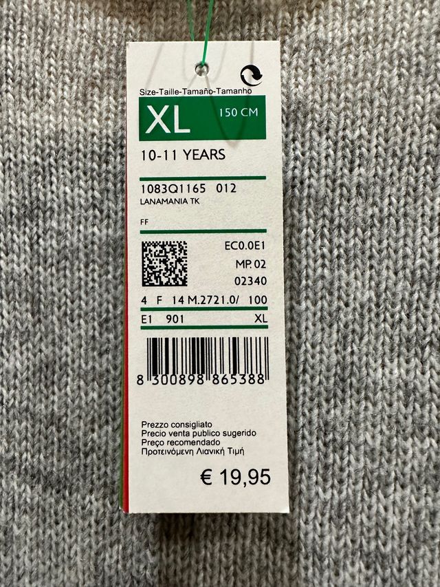 Jersey lana Benetton