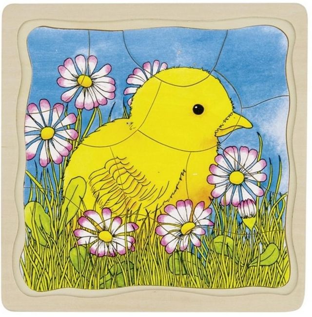 Puzzle Goki 44 pezzi x 4 figure