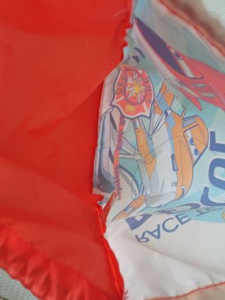 Mochila de cuerdas aviones. Disney 