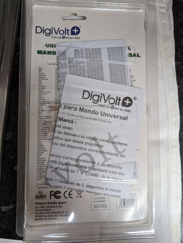 mando de televisión universal