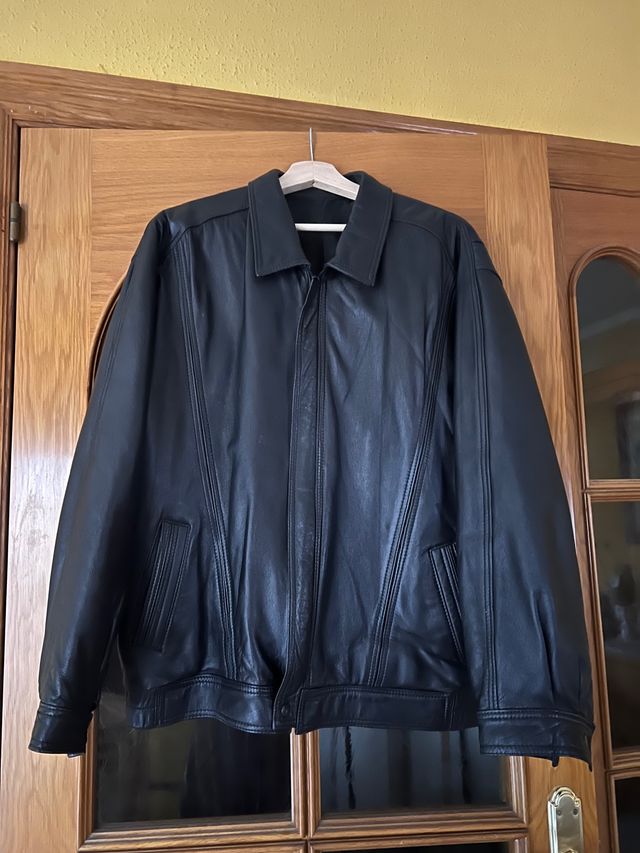 Cazadora cuero autentico