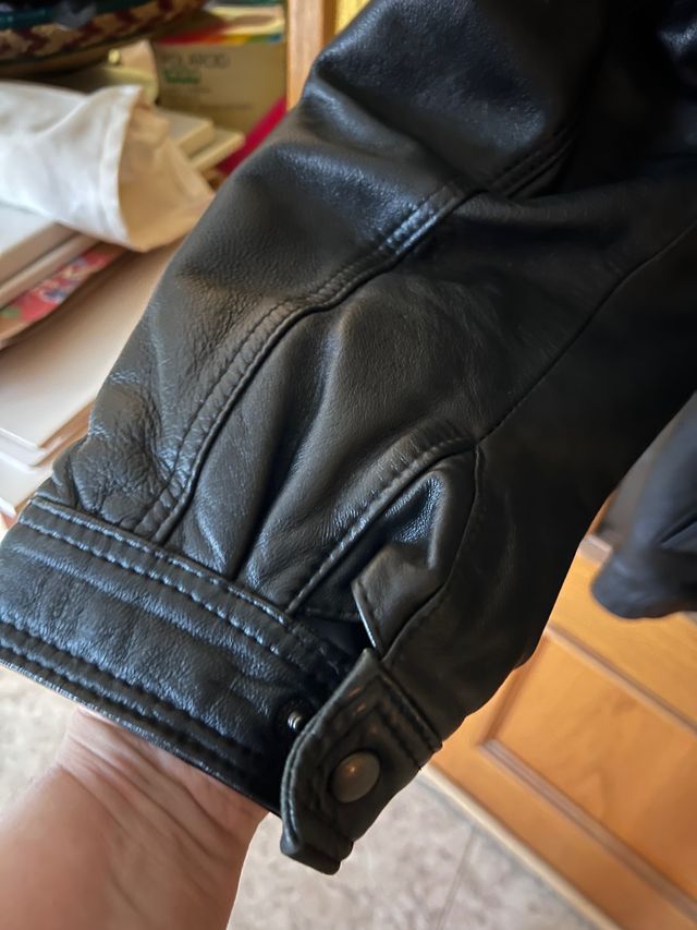 Cazadora cuero autentico